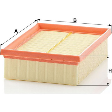 Mann & Hummel Luftfilter PKW SEAT,VW C 1955-2