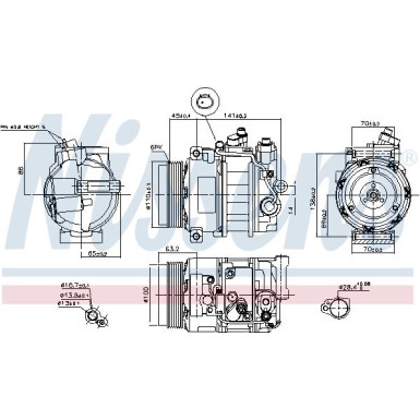 Kompressor PKW Mercedes C-Klasse (W203) 00 FIRST FIT 890634