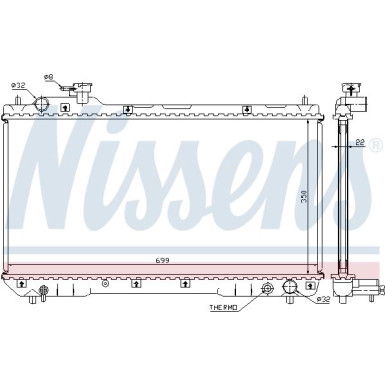Wasserkühler PKW 64629A Wasserkühler PKW 64629A