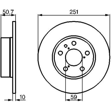Bremsscheibe ALFA,LANCIA 0 986 479 B31