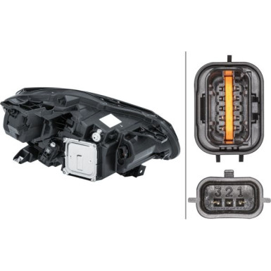 SCHEINWERFER L HELLA RENAULT CAPTUR 20 1EX 013 930-911