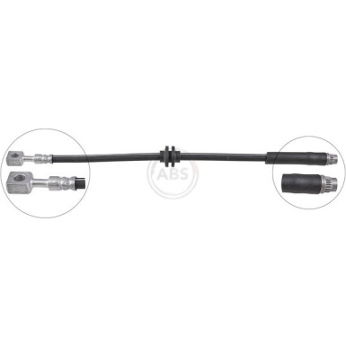 A.B.S. Bremsschlauch SL1158