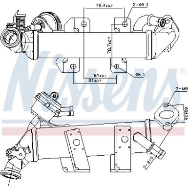 Kühler,Abgasrückführung NISSAN Qashqai,RENAULT,OPEL 02 989389