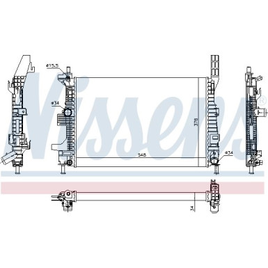 Wasserkühler PKW 69238