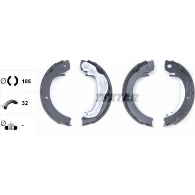 Handbremsbacken Toyota Corolla Verso 04 91074300