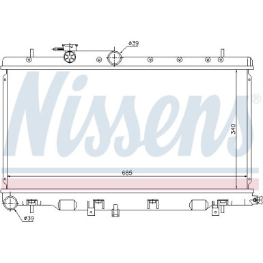 Wasserkühler PKW 67709
