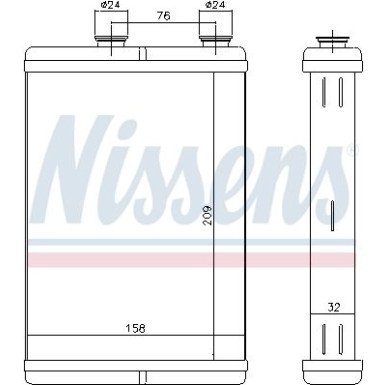 Heizkühler PKW 71451