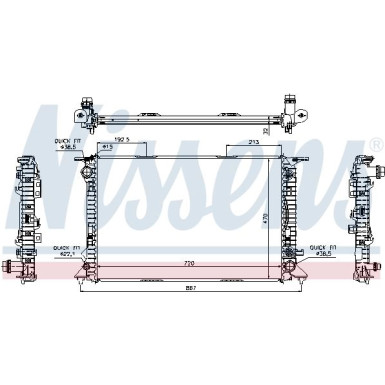 Wasserkühler PKW AUDI Q5 3.2 FSI 60318