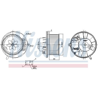 Innenraumgebläse VW Golf V 03 87762
