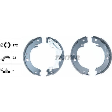 Bremsbacken Toyota Corolla 02 91066500 Bremsbacken Toyota Corolla 02 91066500
