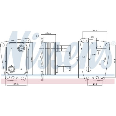 Ölkühler PKW 90967 Ölkühler PKW 90967