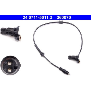 ATE ABS Sensor 24.0711-5011.3 ATE ABS Sensor 24.0711-5011.3