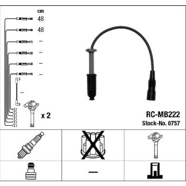 Zündleitungssatz RC-MB222