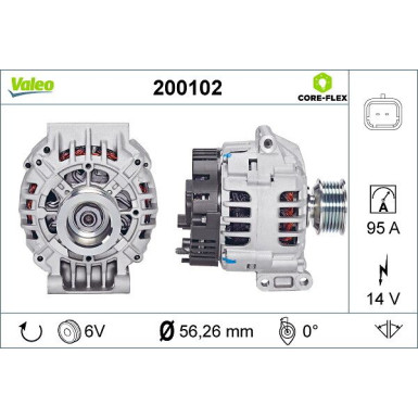 VALEO Generator 200102 VALEO Generator 200102