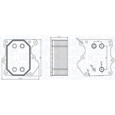 Ölkühler Motoröl Kühler ÖL 350300000500 Ölkühler Motoröl Kühler ÖL 350300000500