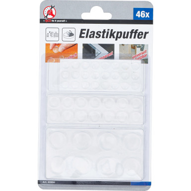 BGS Elastikpuffer-Satz transparent 46-tlg 80866