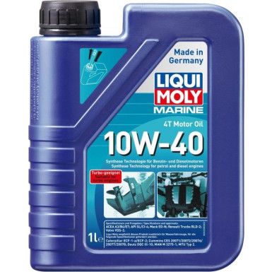 Liqui Moly Marine 4T Motor Oil 10W-40 1 l 25012 1L Dose Kunststoff