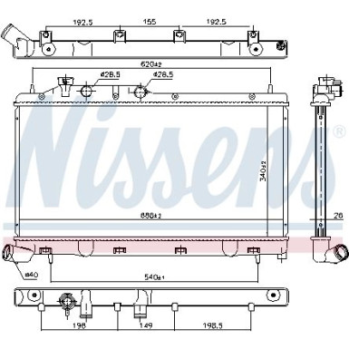 Wasserkühler PKW 67737