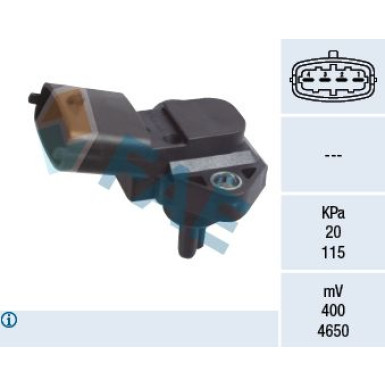 FAE Sensor, Saugrohrdruck 15216 FAE Sensor, Saugrohrdruck 15216