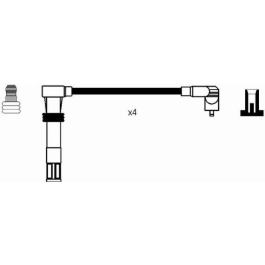 RC-VW910 NGK - Zündkabelsatz VW Bora 01-05 7306