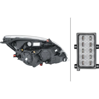 SCHEINWERFER L HELLA 1EJ 354 676-011 SCHEINWERFER L HELLA 1EJ 354 676-011