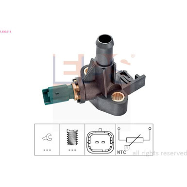 Sensor, Kühlmitteltemperatur 1.830.318