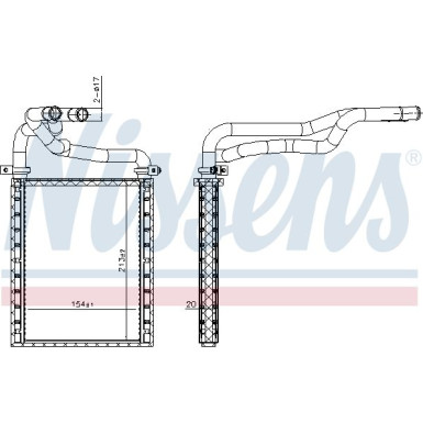 Heizkühler PKW 707191