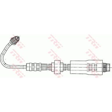 Bremsschlauch HA li PHB542 Bremsschlauch HA li PHB542