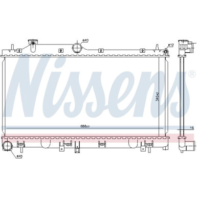 Wasserkühler PKW 67724 Wasserkühler PKW 67724