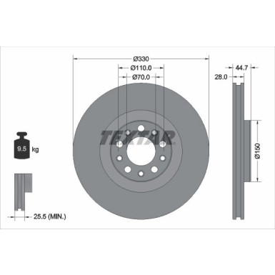 Bremsscheibe 92337905