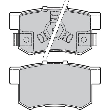 VALEO Bremsbeläge 601043