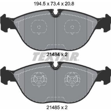 Bremsbelagsatz Db P. W210 280-550 4-Matic/Bentley Continental 2148401