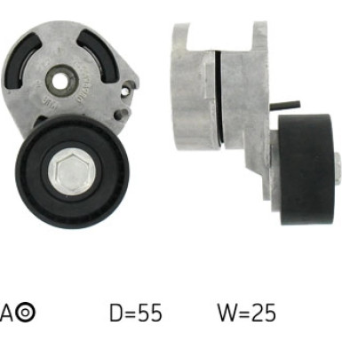 Spannrolle Multi-V Citroen Xsara,Peugeot 206,407 VKM 33061 Spannrolle Multi-V Citroen Xsara,Peugeot 206,407 VKM 33061