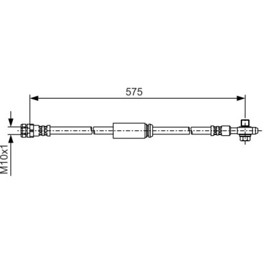 Bremsschlauch VA VW Caddy 15 1 987 481 A04