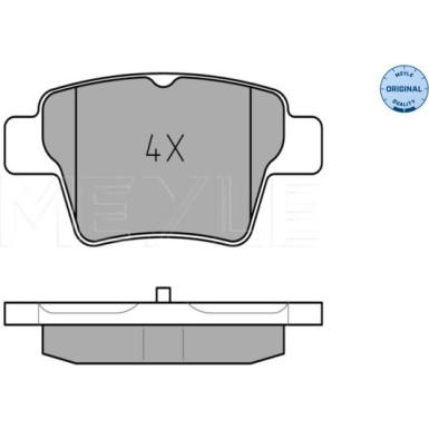 Bremsbelagsatz Peugoet T. 307 00-/C4 04 252415017 Bremsbelagsatz Peugoet T. 307 00-/C4 04 252415017