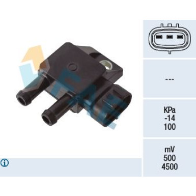 FAE Sensor, Abgasdruck 16123 FAE Sensor, Abgasdruck 16123