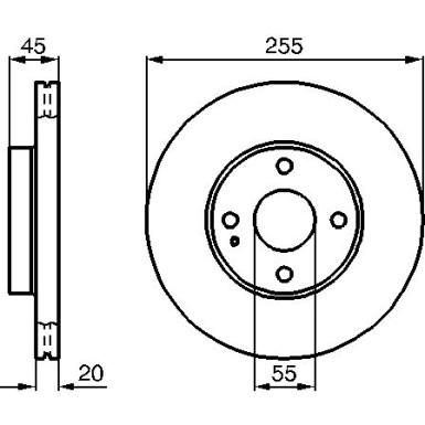 Bremsscheibe VA 0 986 478 996 Bremsscheibe VA 0 986 478 996