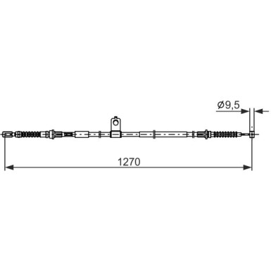 Handbremsseil MAZDA MX-5 05-14 1987482898 Handbremsseil MAZDA MX-5 05-14 1987482898
