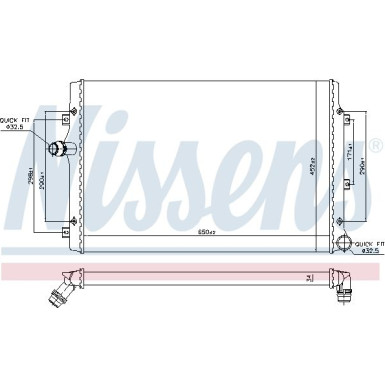 Wasserkühler PKW VW GOLF V/VI 03 FIRST FIT 65281A