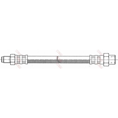 Bremsschlauch VA MERCEDES W123,W124,W140,W201 76 PHB136
