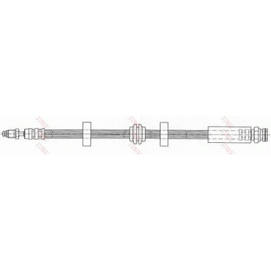 PHB343 Bremsschlauch VA SAAB 9000 84