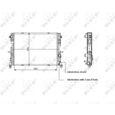 Kühler, Motorkühlung 509729 Kühler, Motorkühlung 509729