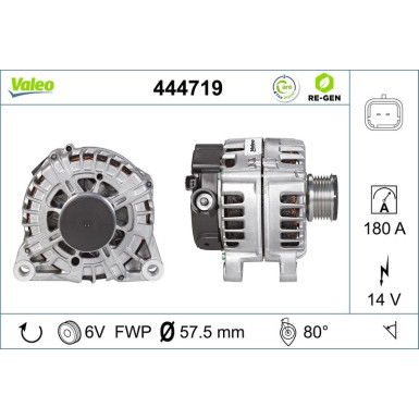 VALEO Generator 200255 VALEO RE-GEN AT VALEO Generator 200255 VALEO RE-GEN AT