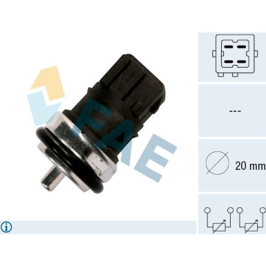 FAE Sensor, Zylinderkopftemperatur 33810 FAE Sensor, Zylinderkopftemperatur 33810