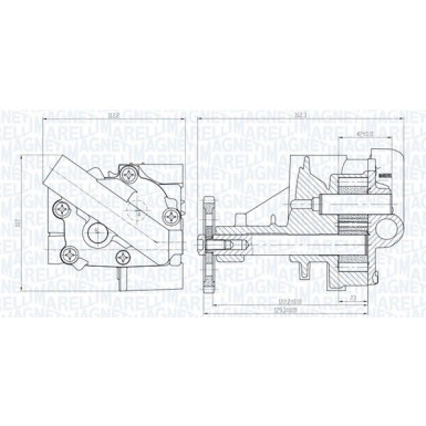 MAGNETI MARELLI Ölpumpe 351516000151 MAGNETI MARELLI Ölpumpe 351516000151