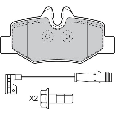VALEO Bremsbeläge 598765 VALEO Bremsbeläge 598765
