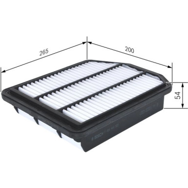 Luftfilter Diverse F 026 400 522