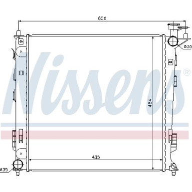 Wasserkühler PKW 67517