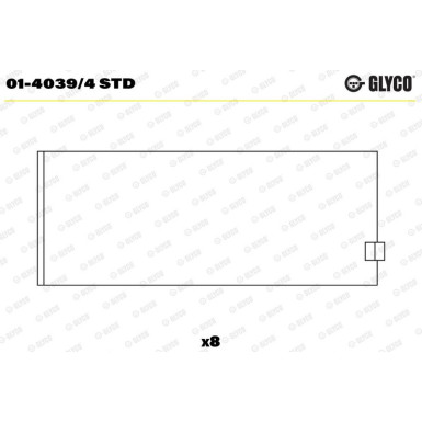 PLEUELLAGER 01-4039/4 STD PLEUELLAGER 01-4039/4 STD
