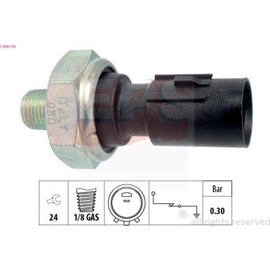 EPS Drucksensor 1.800.195 Made in Italy - OE Equivalent EPS Drucksensor 1.800.195 Made in Italy - OE Equivalent